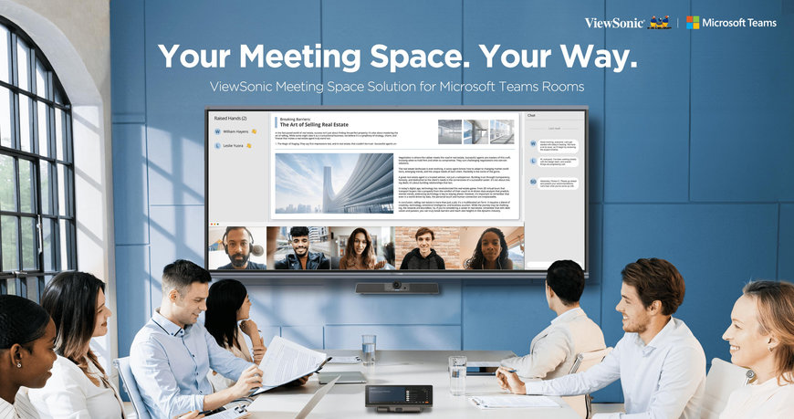 ViewSonic Announces New Meeting Space Solution and TeamWork Software 